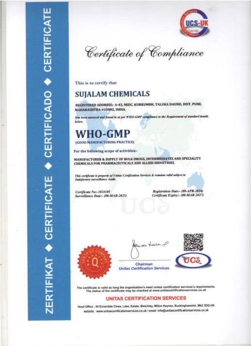 Certificate Of Compliance